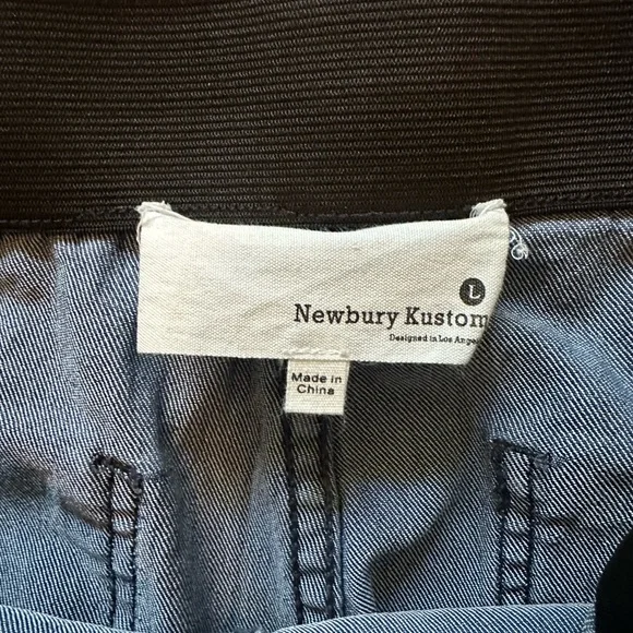 Newbury Kustom Blue Flare Wide Leg Jeans - Picture 4 of 5